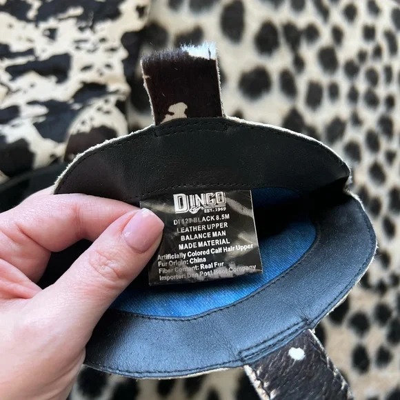 Dingo CowHide Western Boots EUC size 8.5 - Picture 2 of 4